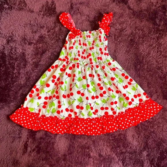 cherry red a line dress Royal Crimson Cherry Gown– Teuta Matoshi main image 0